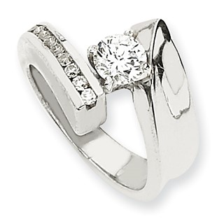 14k White Gold VS Diamond engagement ring