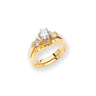 14k AA Diamond engagement ring