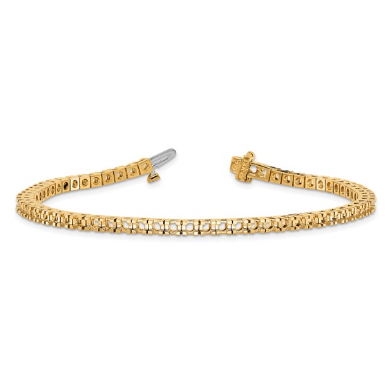 14k Tennis Bracelet Mounting 8
