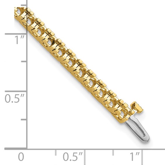 14k Tennis Bracelet Mounting 8