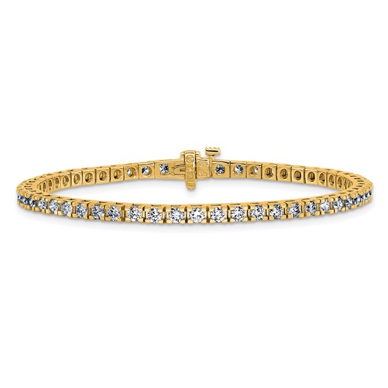 Gold Moissanite Tennis Bracelet