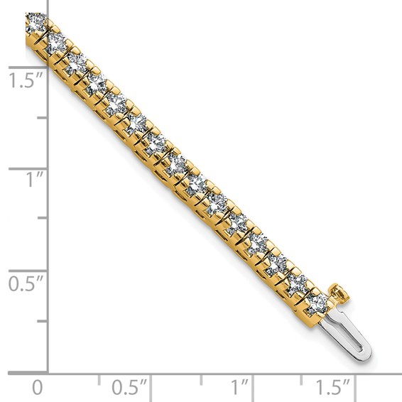Gold Moissanite Tennis Bracelet