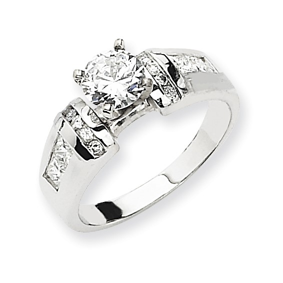 14k White Gold VS Diamond engagement ring