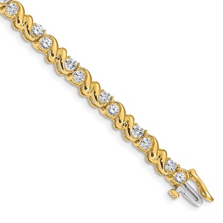 14k Moissanite Tennis Bracelet