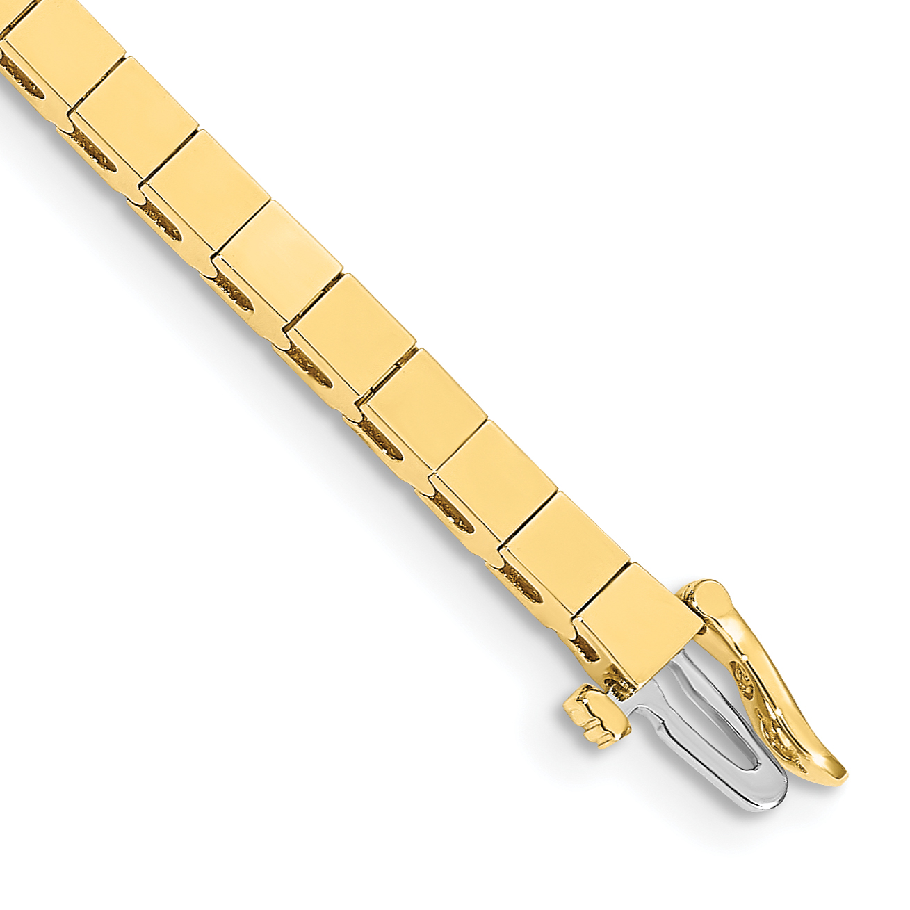 14k Holds 43 Stones up to 3mm Square Add-a-Diamond 7 inch Bracelet (X846)