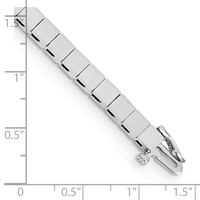 14K White Gold Holds 36 Stones Up to 3.5mm Square Add-a-Diamond Bracelet, 7" view 4
