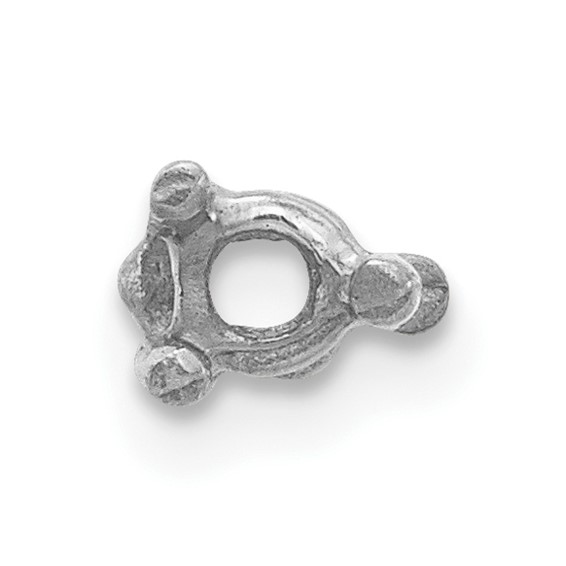 14k White Gold Head Holds up to 2.75mm for X849 Add-a-Diamond 7 inch Bracelet