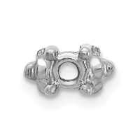 14K White Gold Head Holds Up to 2.75mm for X852 Add-a-Diamond Bracelet view 1