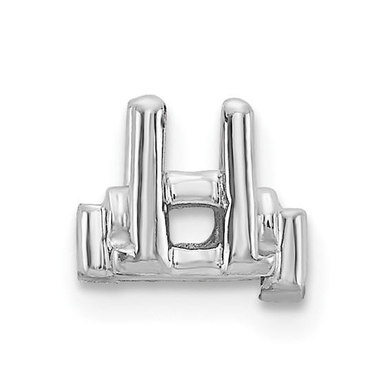 14k White Gold Head Holds up to 2.8mm for X853 Add-a-Diamond Tennis Bracelet