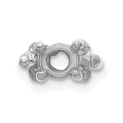 14K White Gold Head Holds Up to 3.2mm for X856 Add-a-Diamond Tennis Bracelet
