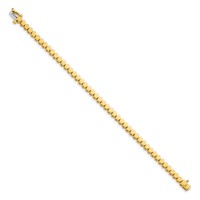 14K Yellow Gold Holds 47 Stones Up to 2.75mm Round Add-a-Diamond Bracelet, 7" view 2