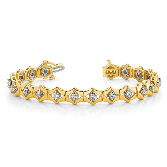 Gold Add-a- Diamond Bracelet