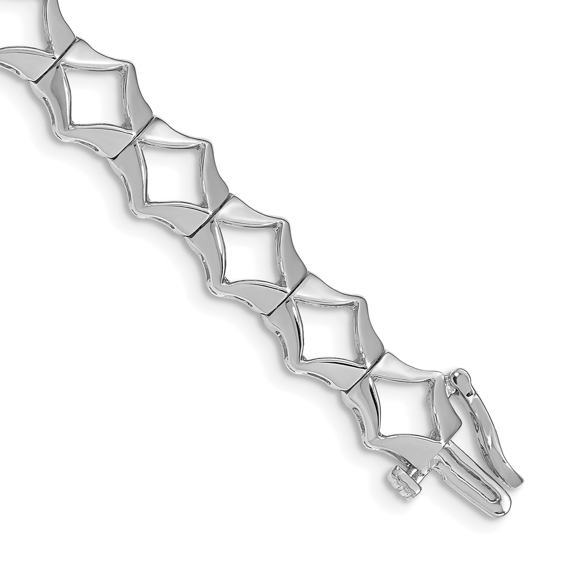 14k White Gold Holds 21 Stones up to 2.75mm Add-a-Diamond 7 inch Tennis Bracelet (X864W)