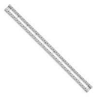 14K White Gold Tennis Jacket Blank view 2