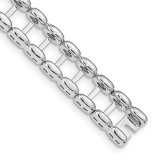 14k White Gold Tennis Jacket Blank (Per Inch)