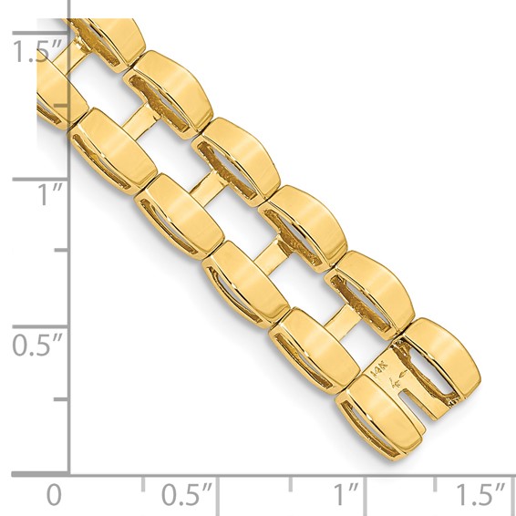 14k Tennis Jacket Blank (Per Inch)