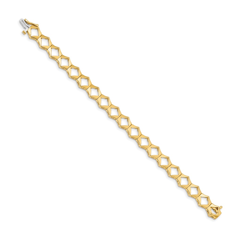 14k Holds 19 Stones up to 3.25mm Add-a-Diamond 7 inch Tennis Bracelet (X900)