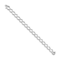 14K White Gold Holds 19 Stones Up to 3.25mm Add-a-Diamond Tennis Bracelet, 7" view 2