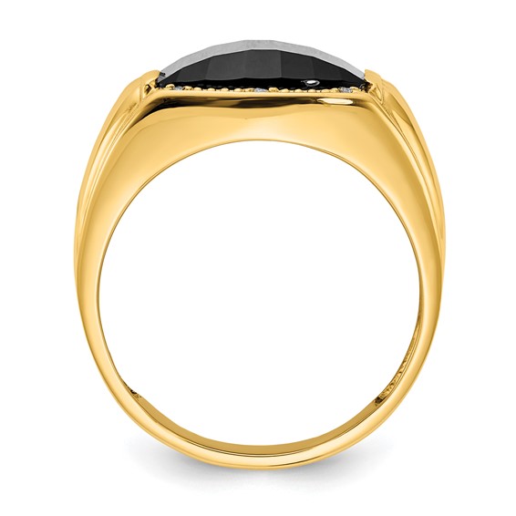 Men's Onyx and Diamond Rings