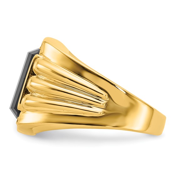 Men's Onyx and Diamond Rings