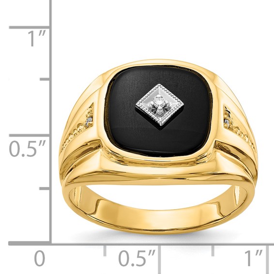 Men's Onyx & Diamond Rings