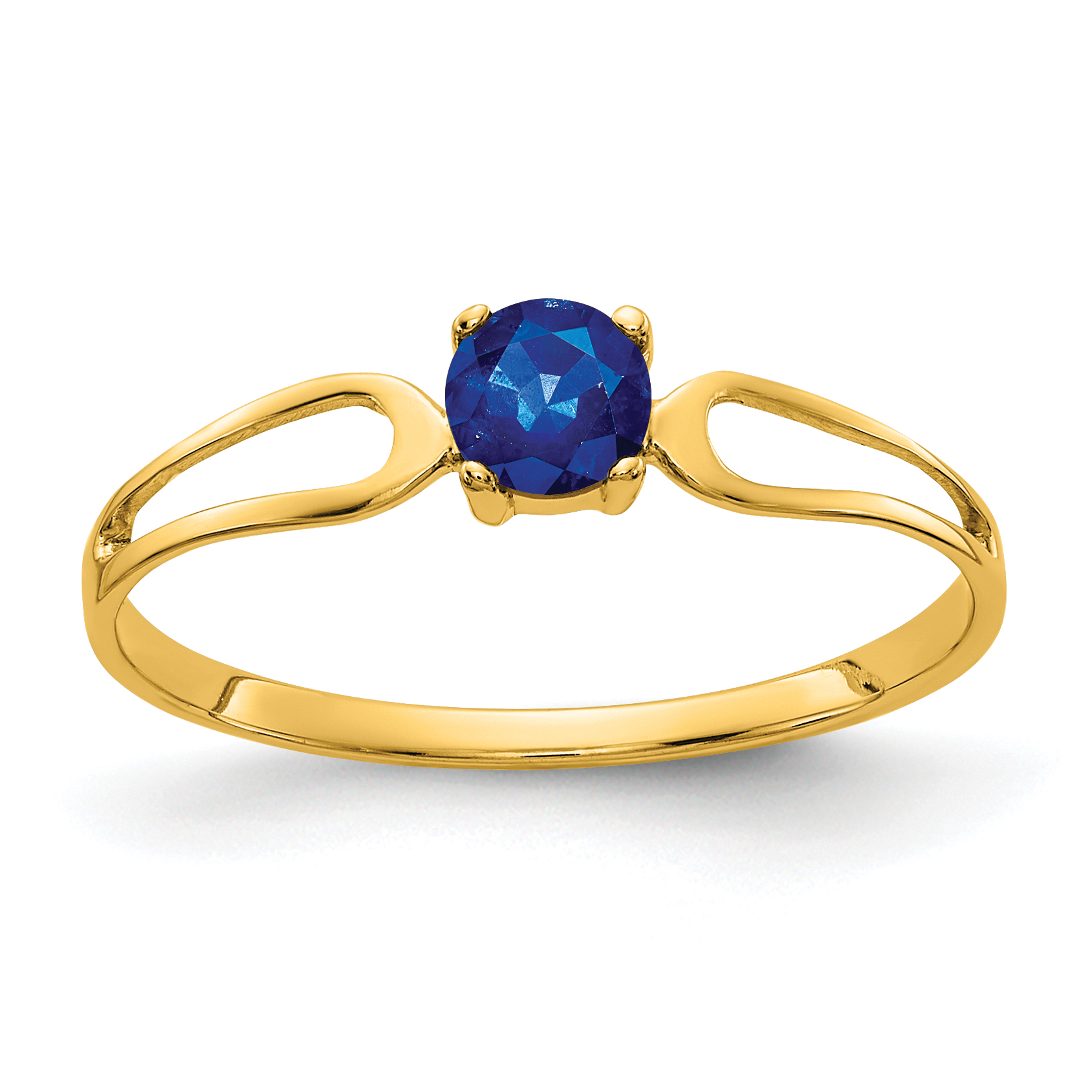 14k 4mm Sapphire ring (X9674S)