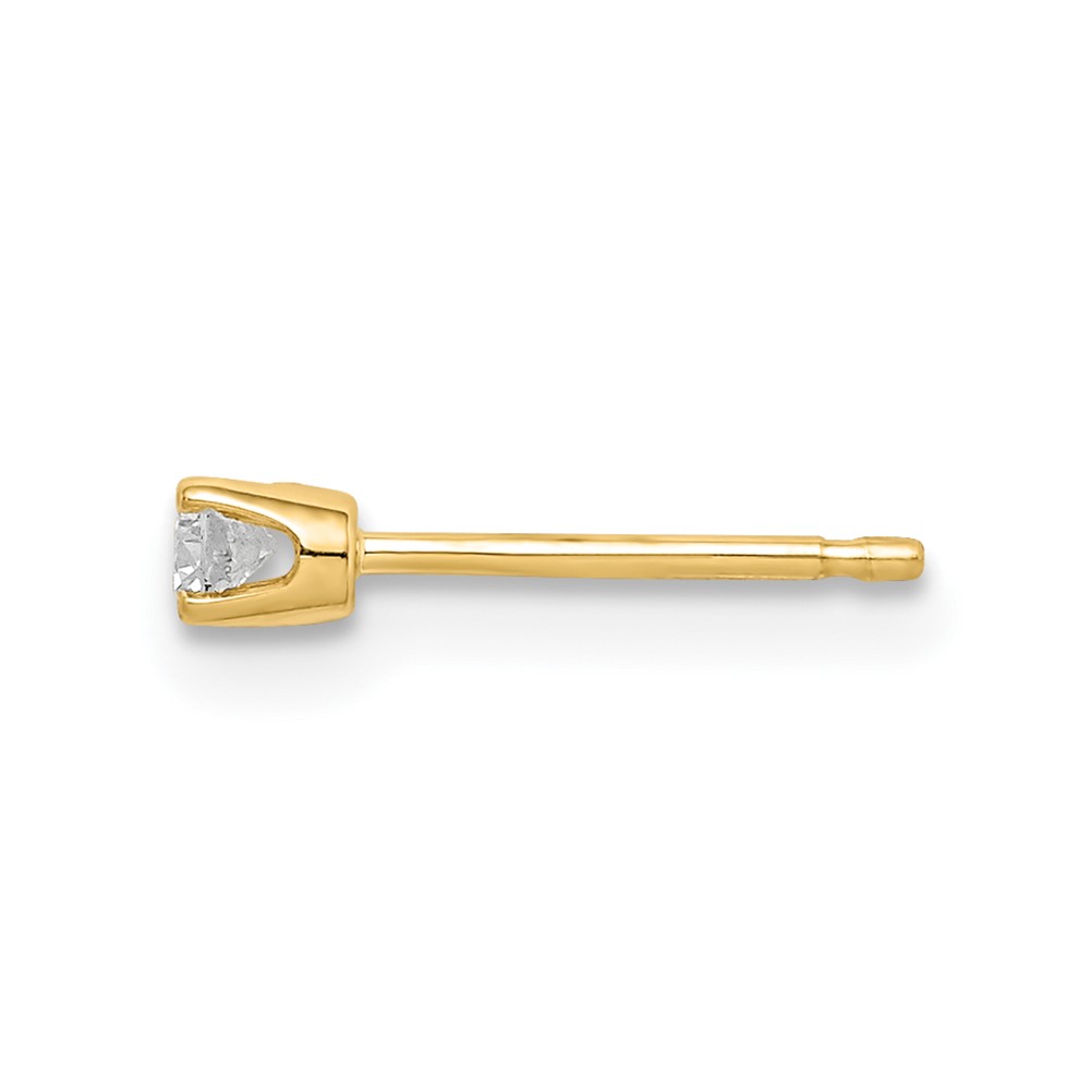 14k Single Stud Diamond Earring (XA1AA-S)