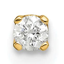 14k Single Stud Diamond Earring (XA1AA-S)