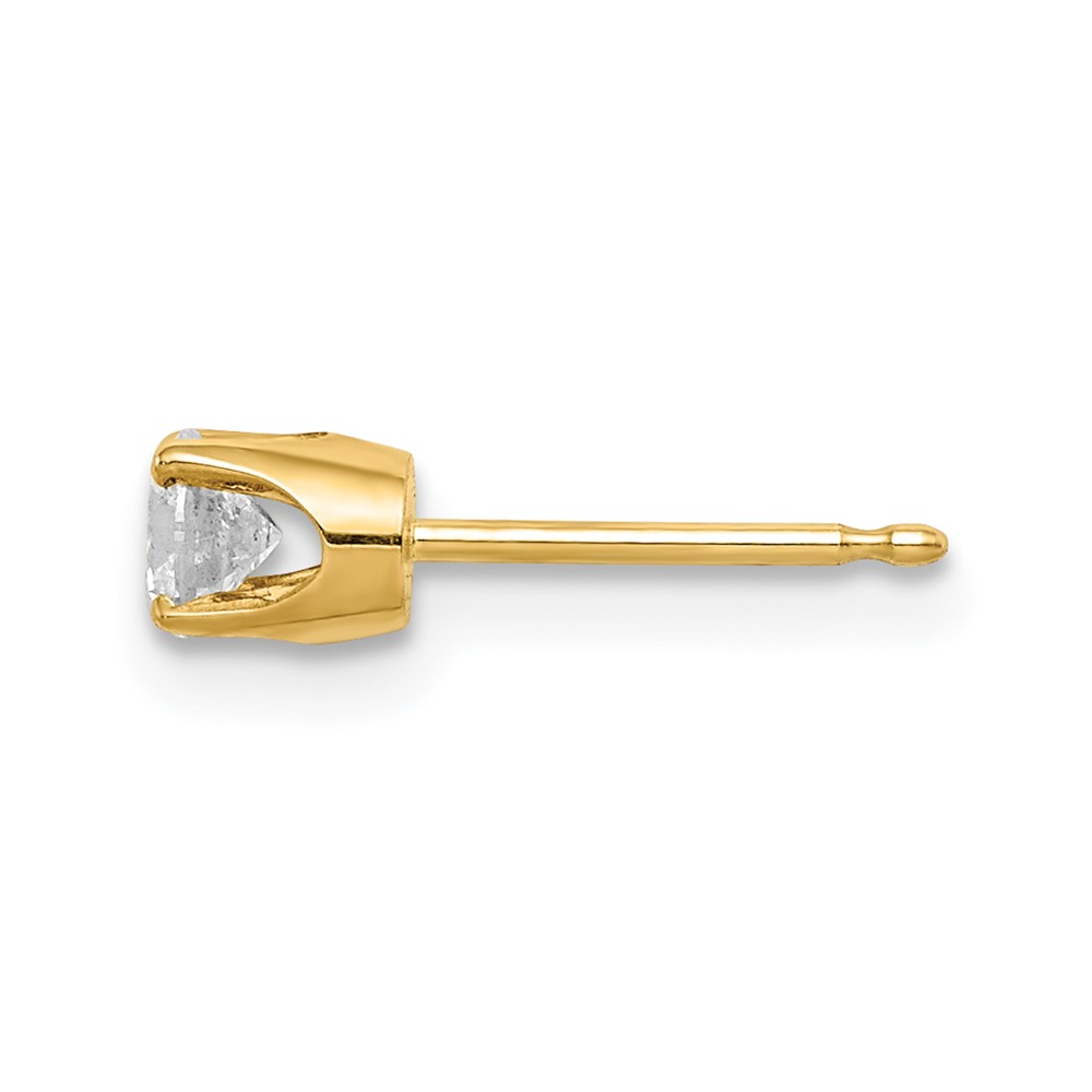 14k Single Stud Diamond Earring (XA6AA-S)