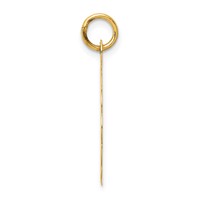 14K Yellow Gold 25th Anniversary 20mm Engravable Disc Charm view 2