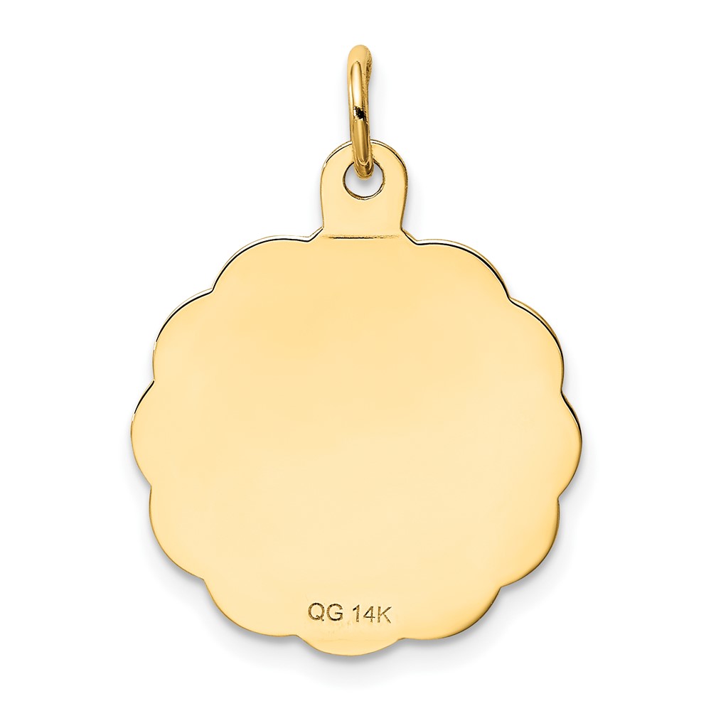 14k 25th ANNIVERSARY Disc Charm (XAC13)