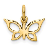 14K Butterfly Charm view 4