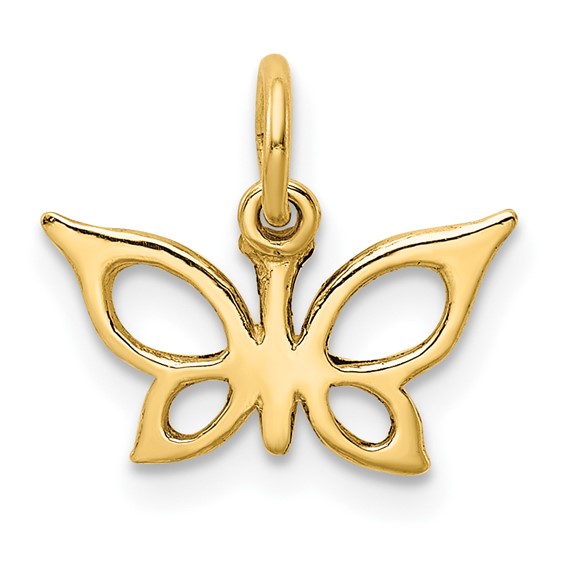 Gold Polished Butterfly Pendants