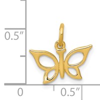 14K Butterfly Charm view 3
