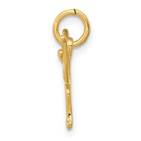 14K Yellow Gold Butterfly Charm view 2