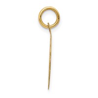 14K Yellow Gold a Date to Remember 15mm Engravable Disc Charm view 2