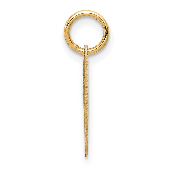 14k #1 GRANDDAUGHTER 14mm Engravable Heart Charm