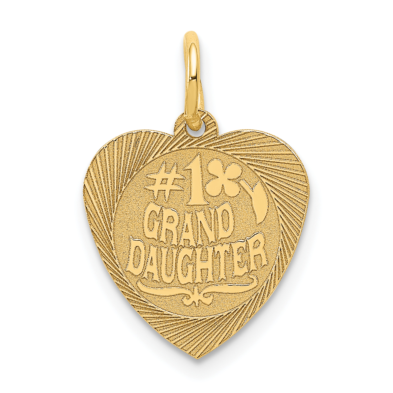 14k #1 GRANDDAUGHTER Charm (XAC318)