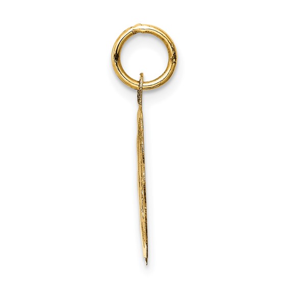 14k MERRY CHRISTMAS with Tree 15mm Engravable Disc Charm