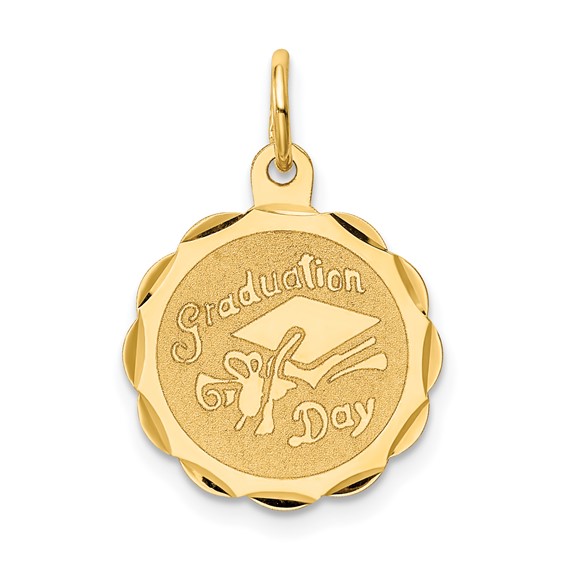 Gold GRADUATION Cap Charm
