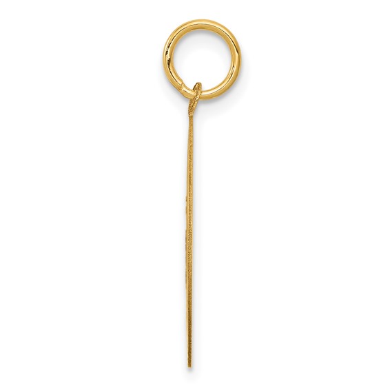 14k BEAGLE 20mm Engravable Disc Dog Charm