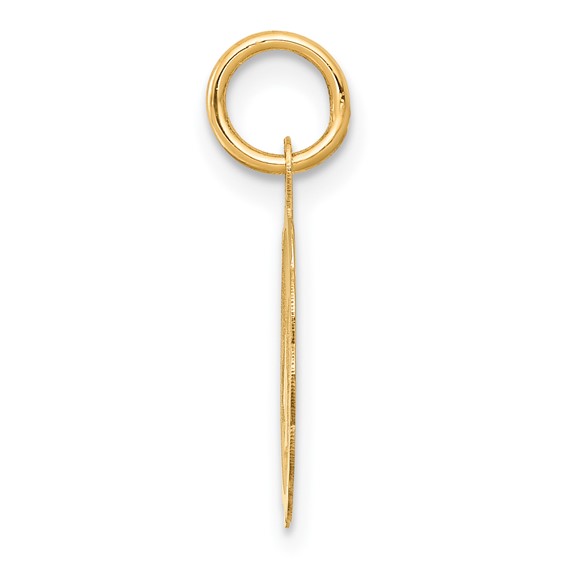 14K Wedding Bells 14mm Engravable Disc Charm