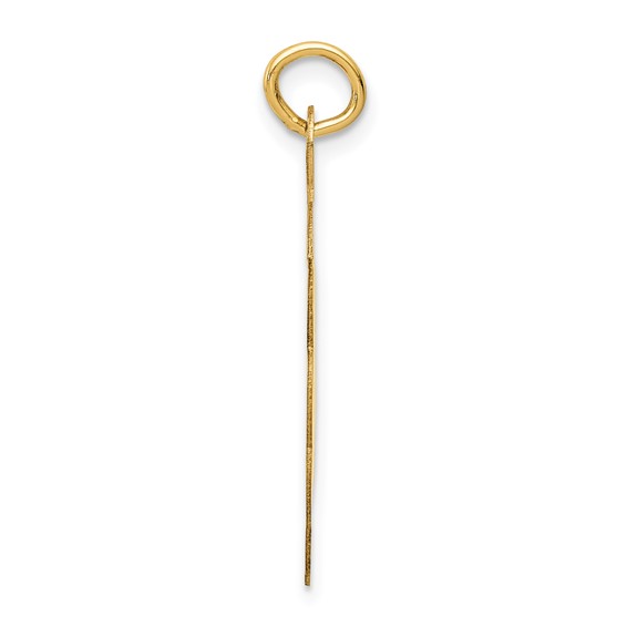 14k Wedding Bells 23mm Engravable Disc Charm