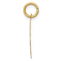 14K Yellow Gold You Are Always in MY Heart Engravable Disc Charm view 2