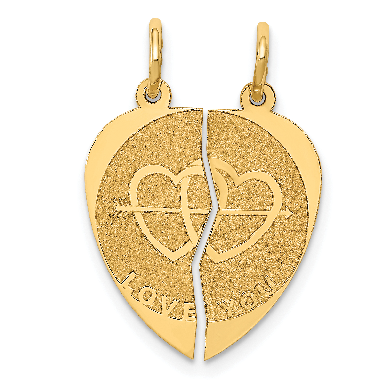 14k Break-apart I LOVE YOU Charm (XAC497)
