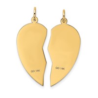 14K Yellow Gold 2-Piece I Love You Charm view 4