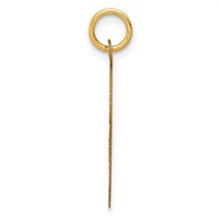 14K Yellow Gold a Date to Remember 19mm Engravable Disc Charm view 2