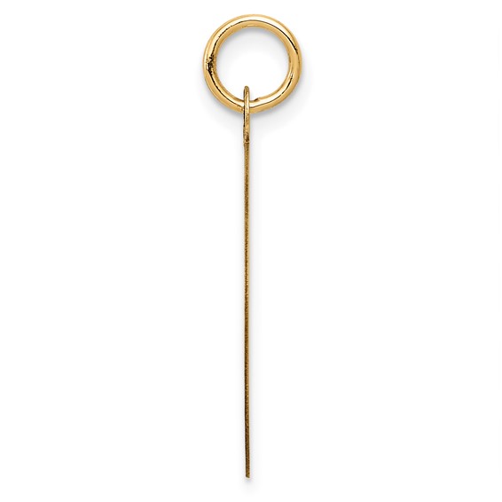 14K HAPPY ANNIVERSARY with Hearts 20mm Engravable Disc Charm