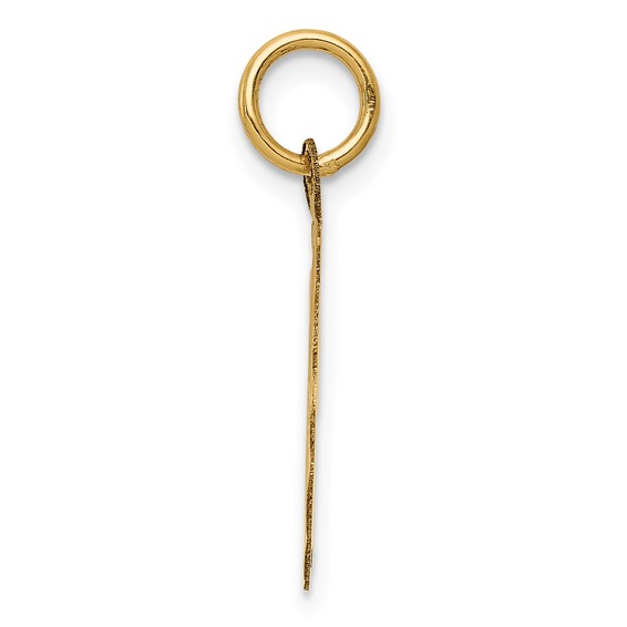 14K 5th ANNIVERSARY 16mm Engravable Disc Charm