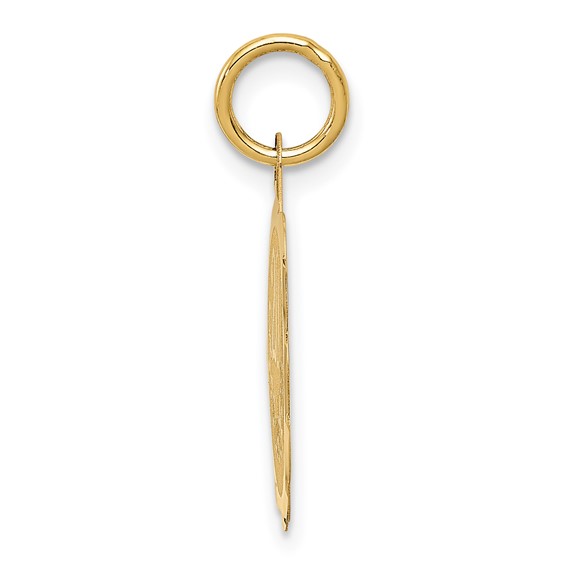 14K 20 ANNIVERSARY 15mm Engravable Disc Charm